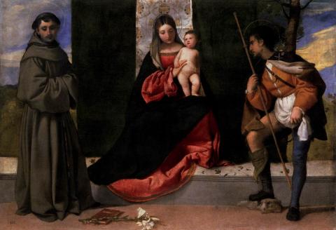 Zubaran: Madonna a gyermekkel, Páduai Szent Antallal és Roch